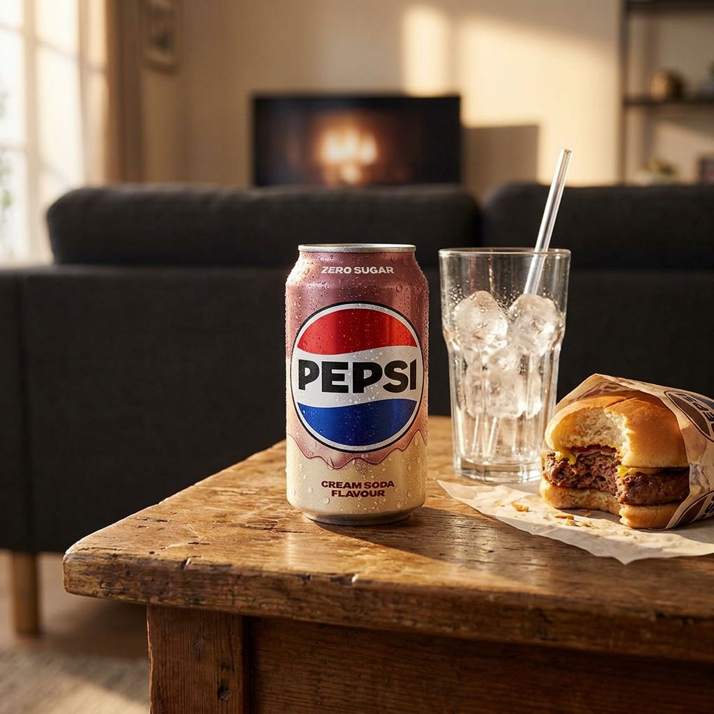 Pepsi Zero Sugar Cream Soda vanille, canette américaine importée, 0g sucre, disponible sur My American Shop