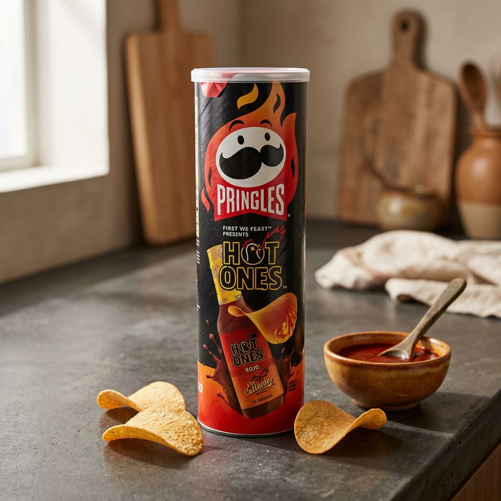 Pringles Hot Ones Rojo