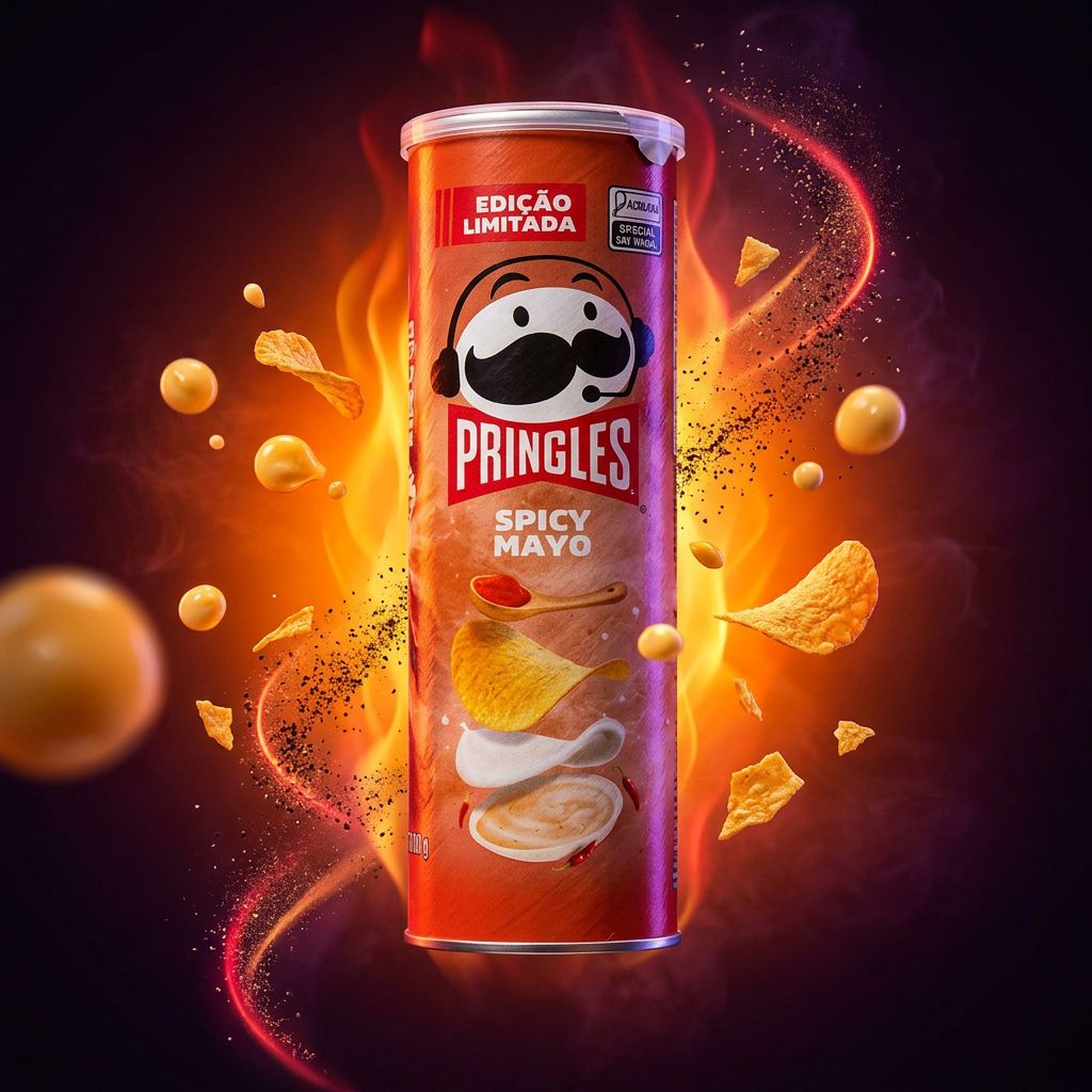 Pringles Spicy Mayo, chips saveur mayo épicée importées des USA, disponible sur My American Shop