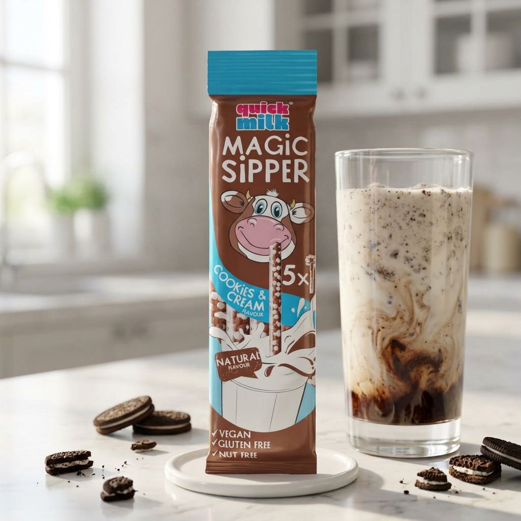 Quick Milk Cookies and Cream