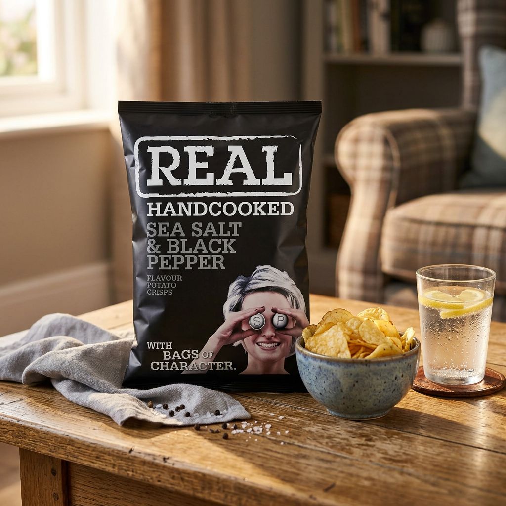 Real Crisp Sea Salt & Black Pepper
