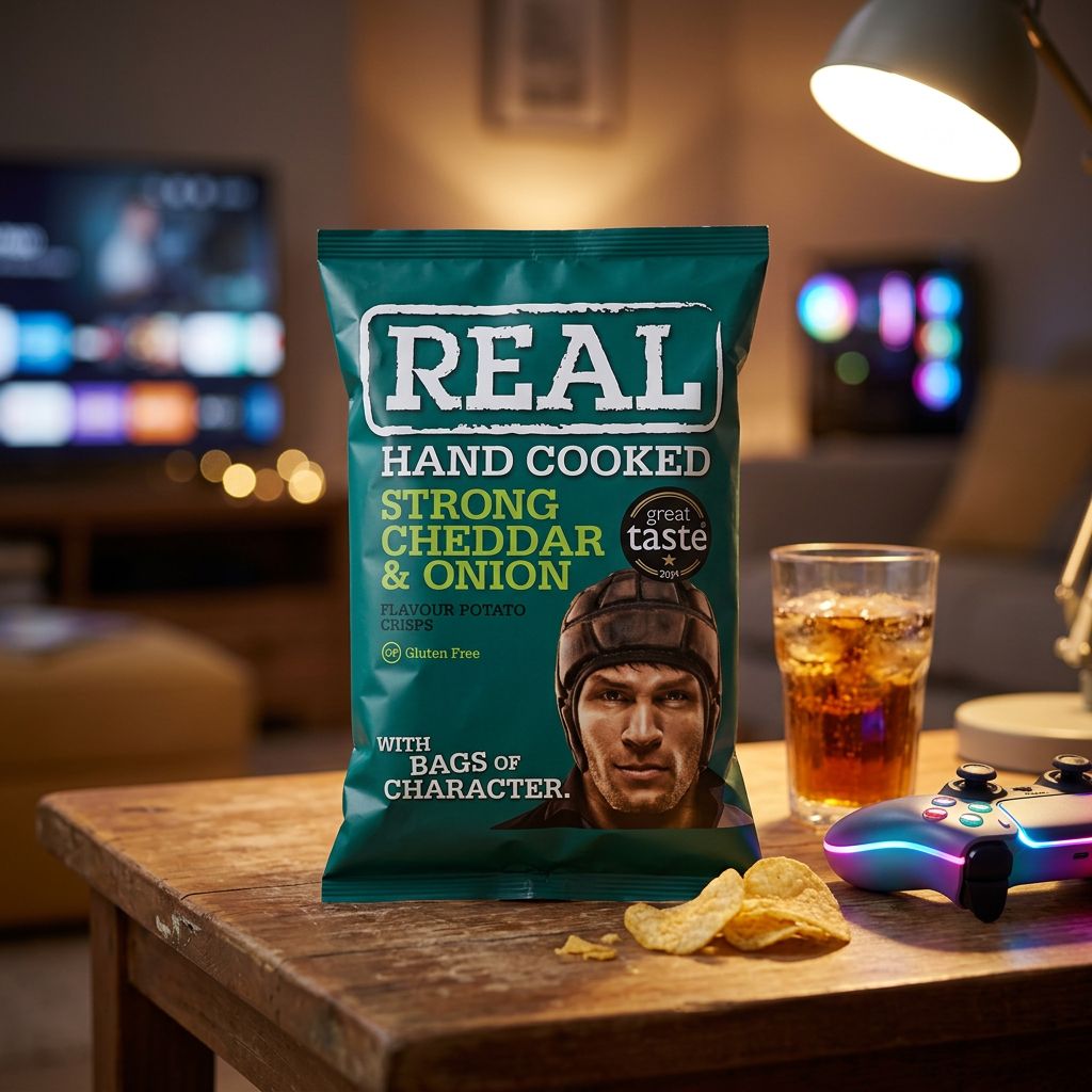 Real Crisp Small Strong Cheese and Oignons