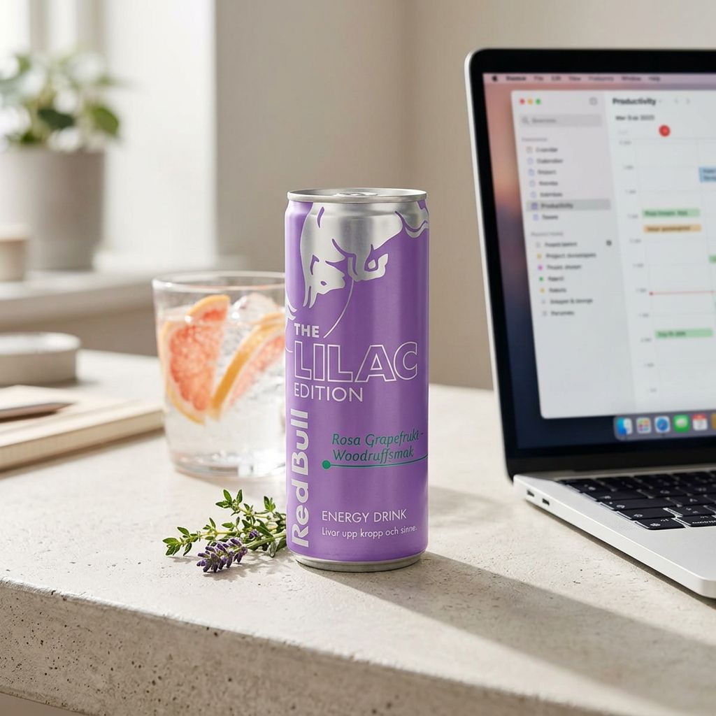 Red Bull Lilac Edition pamplemousse rose & aspérule 250ml, édition limitée, disponible sur My American Shop