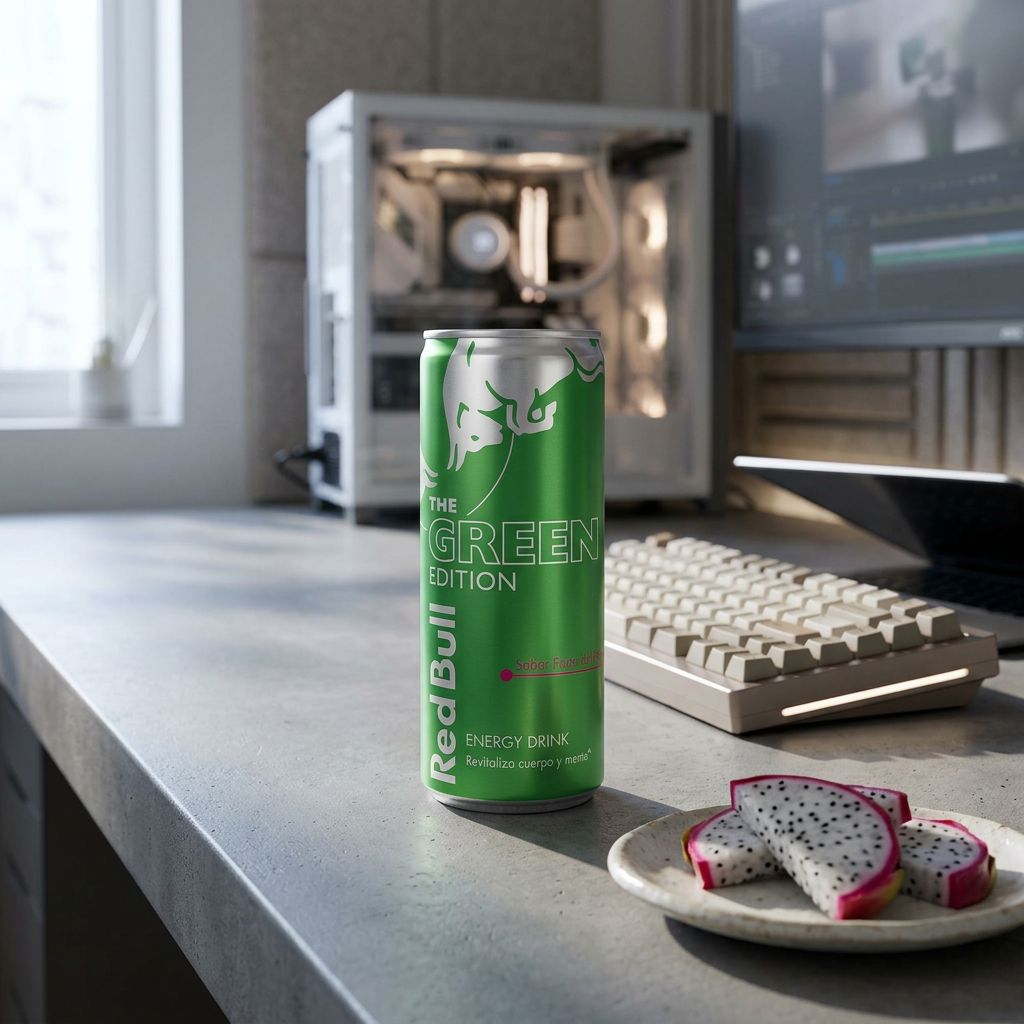 Red Bull Energy Drink Green Edition Dragon Fruit
