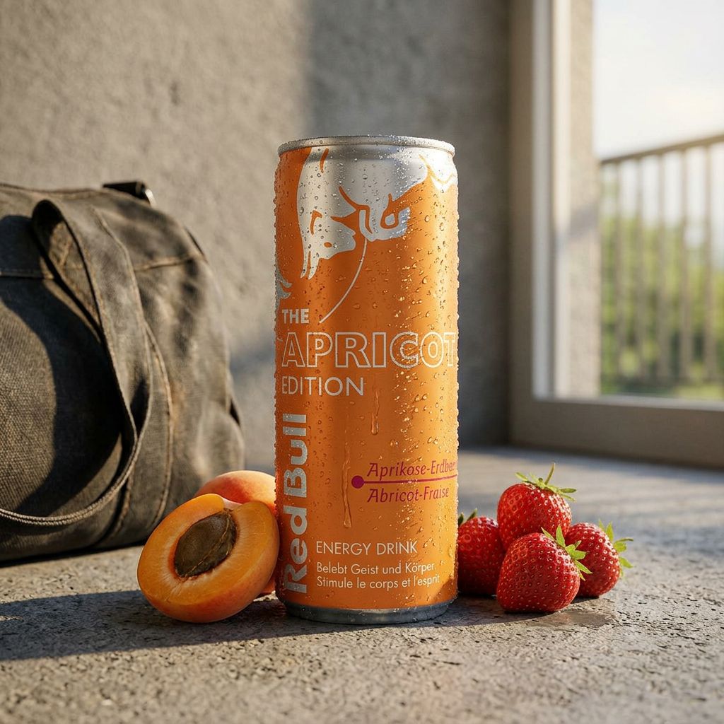 Red Bull Energy Drink The Apricot Edition Apricot & Strawberry
