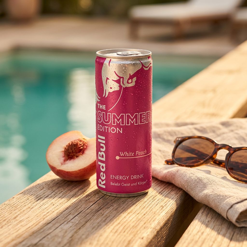 Red Bull Energy Drink The Summer Edition White Peach