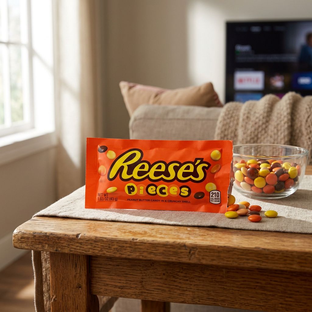 Reese's Pieces Peanut Butter Crunchy Shell