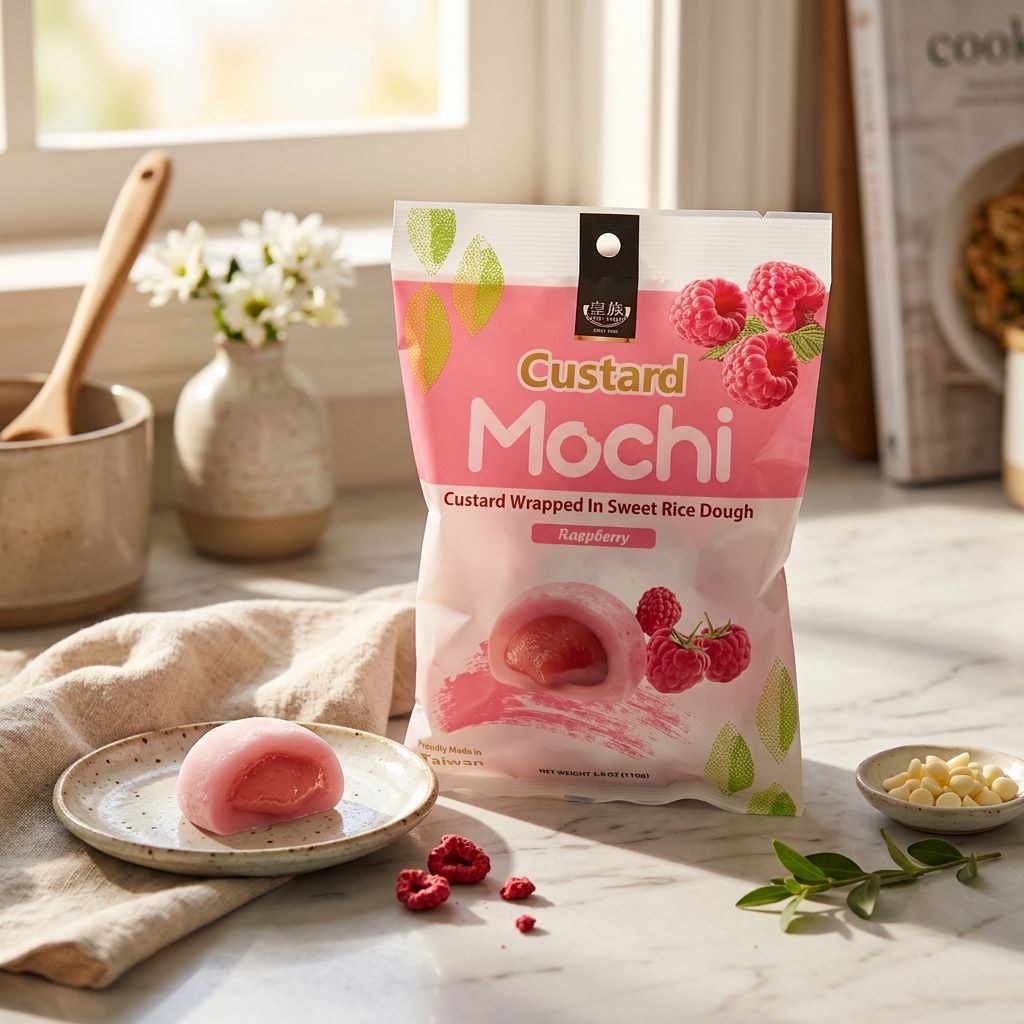 Royal Family Custard Mochi Raspberry