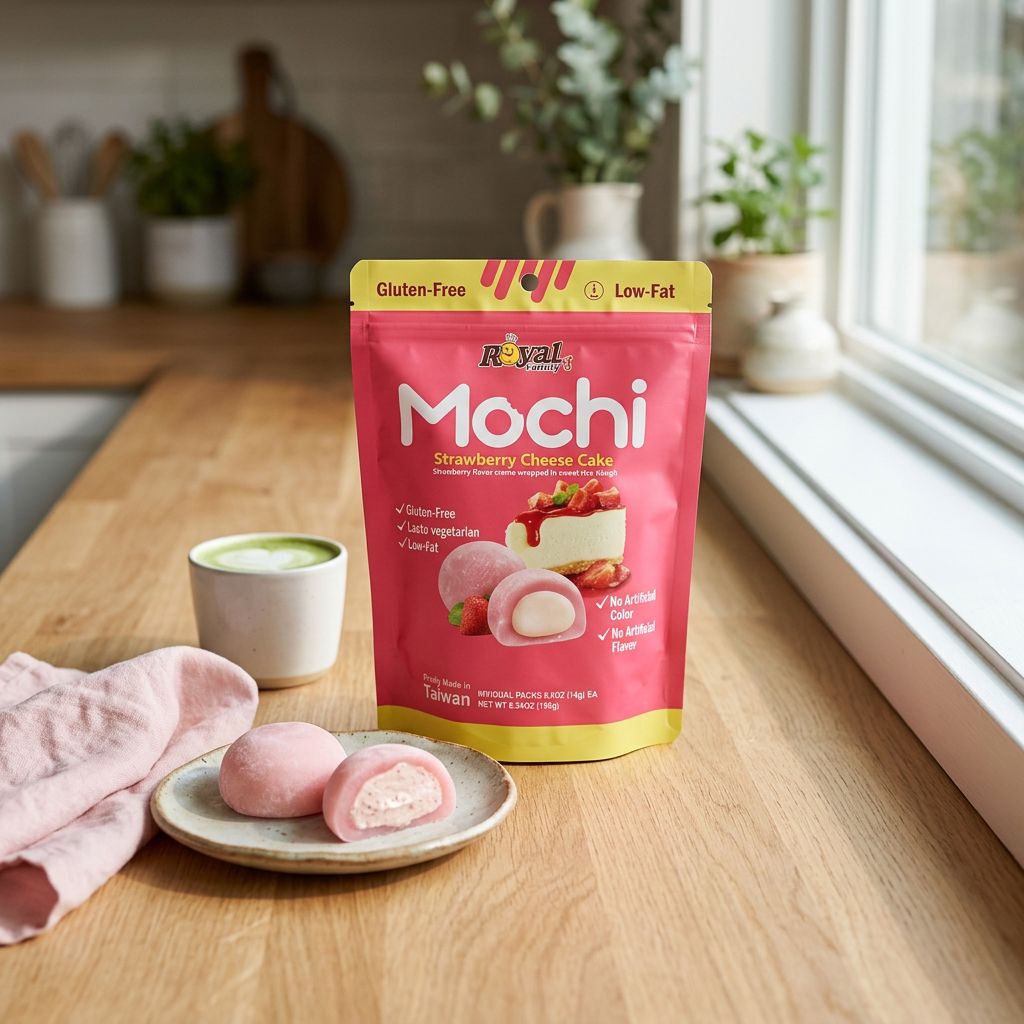 Royal Family Mochi Cheesecake Strawberry