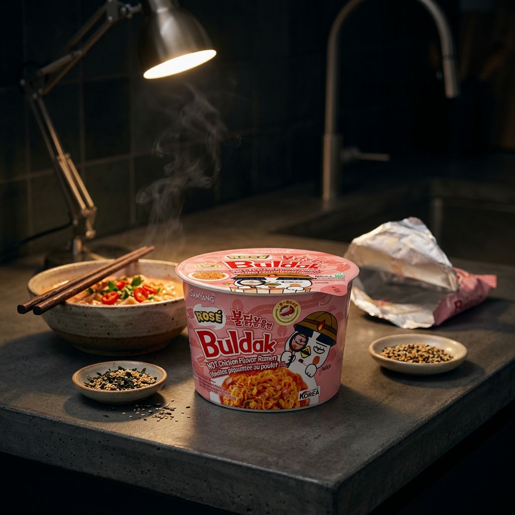 Samyang Ramen Bowl Hot Chicken Rose Sauce