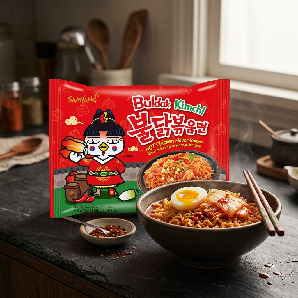 Samyang Ramen Hot Chicken Kimchi