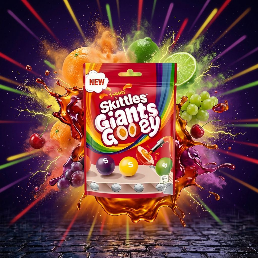 Skittles Giants Gooey Fruits Sweets