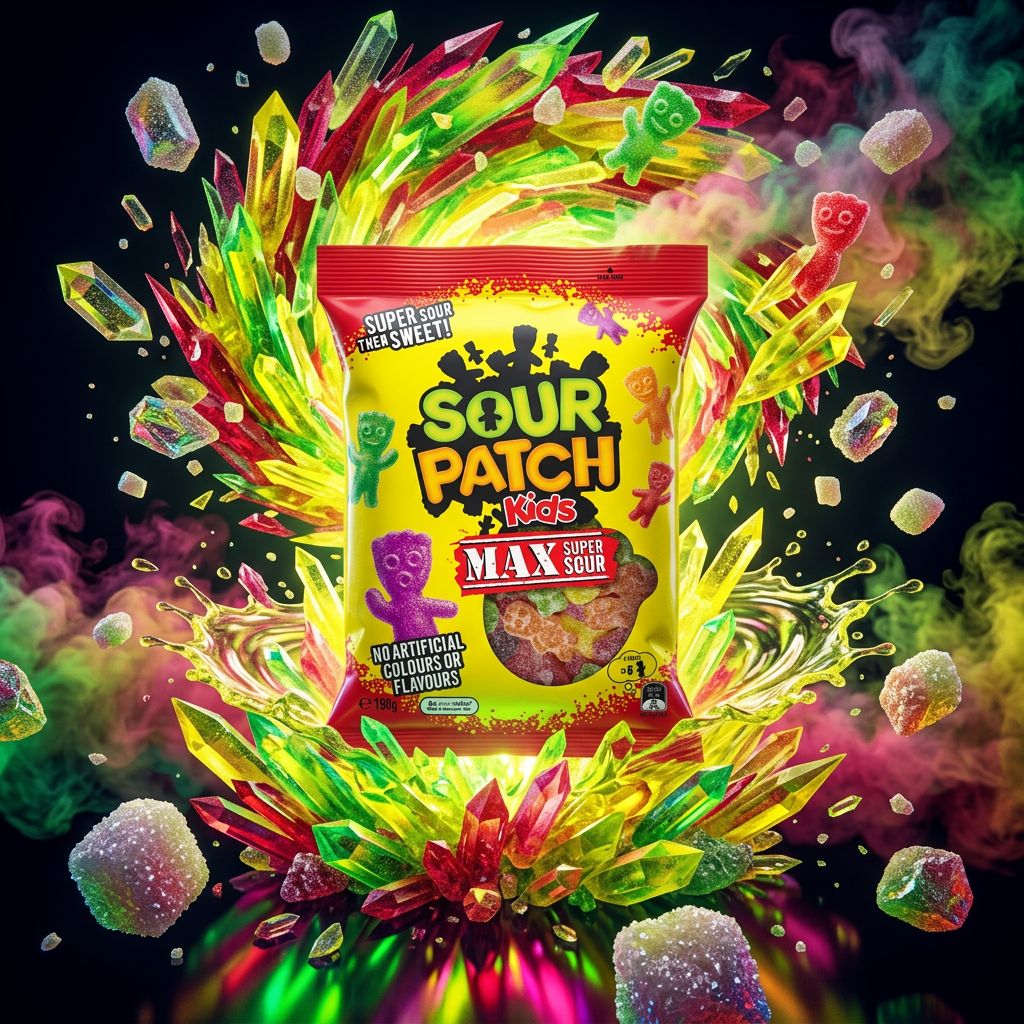 Sour Patch Kids Max Big, bonbons américains XXL acidulés et fruités, import USA, disponible sur My American Shop