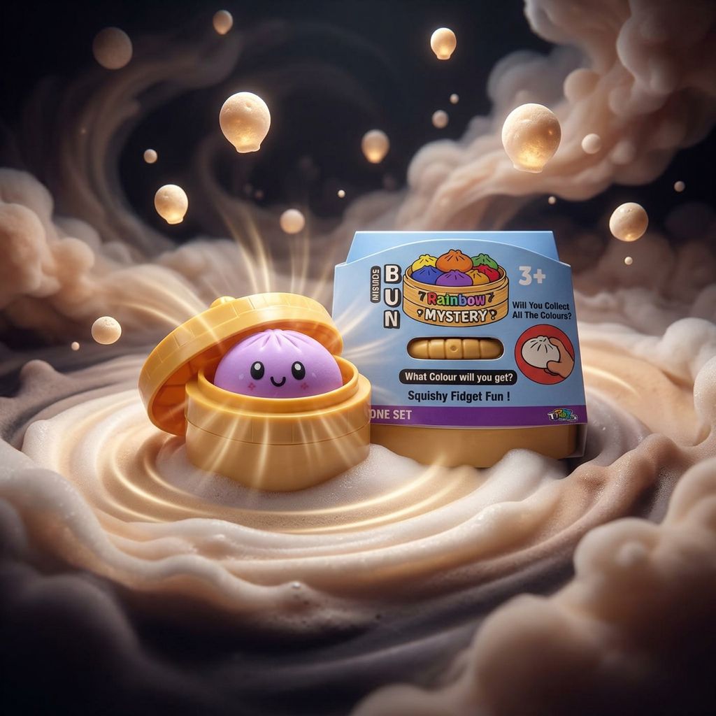 Squishy Big Bun Toy anti-stress mousse slow rise kawaii, tendance US et asiatique, disponible sur My American Shop