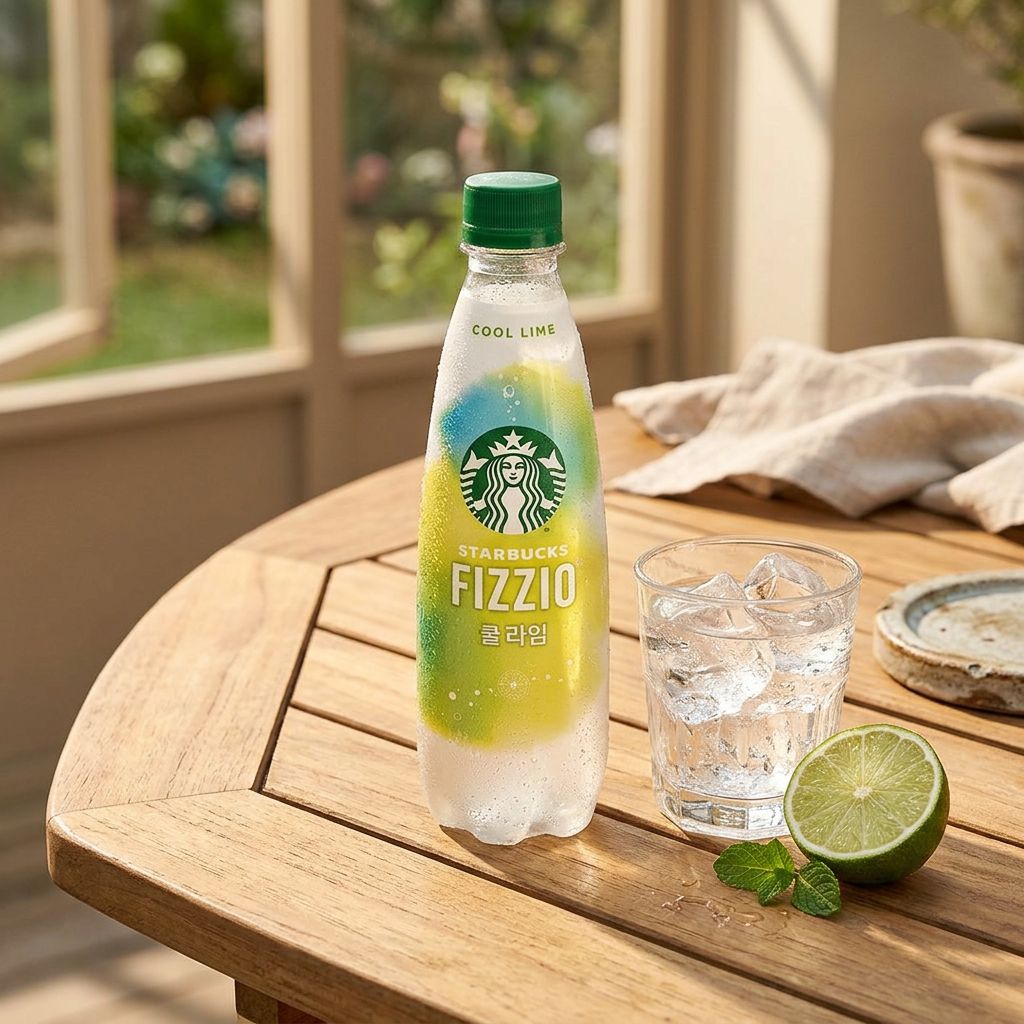 Starbucks Fizzio Cool Lime, soda gazeux citron vert importé des USA en canette, disponible sur My American Shop