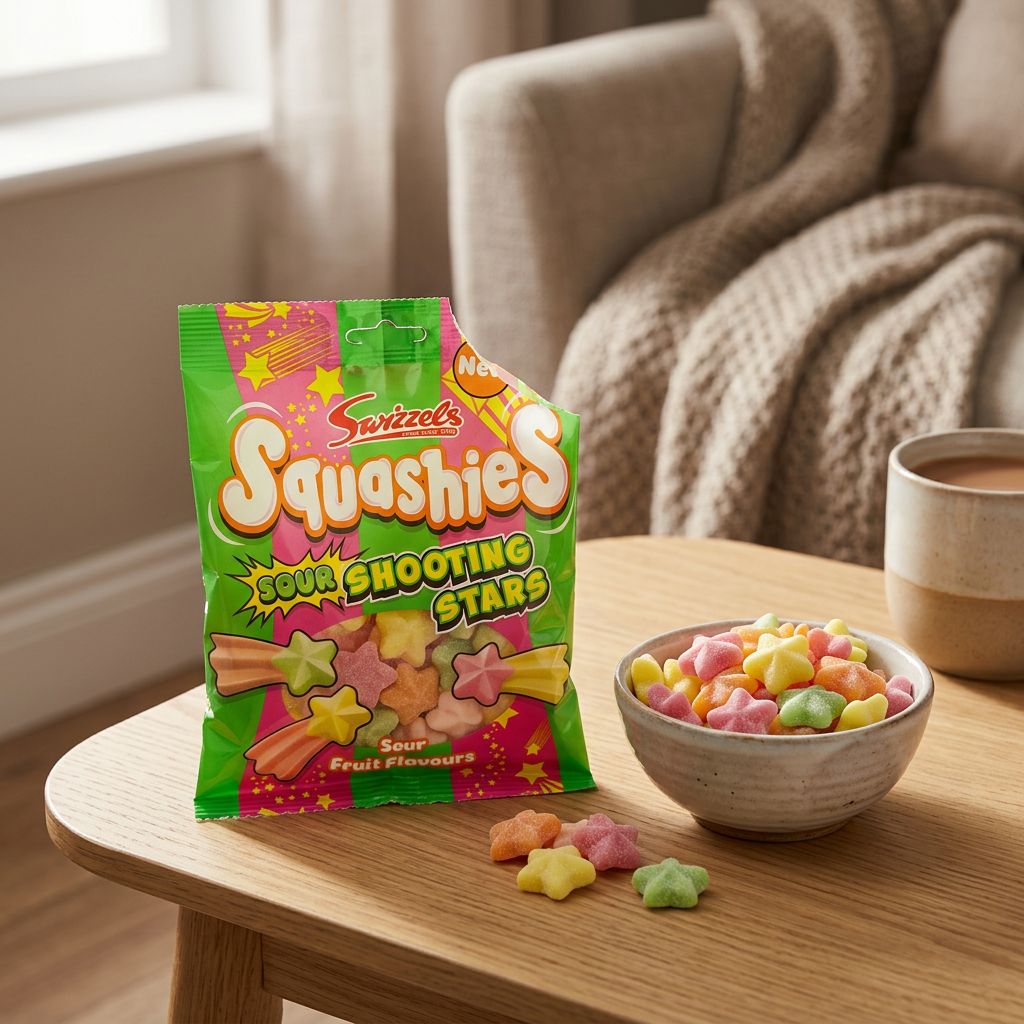 Swizzels Squashies Sour Fruit Shooting Stars