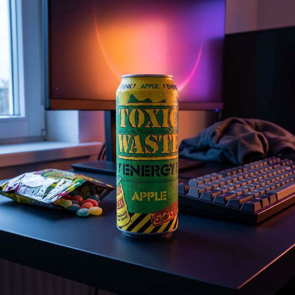 Toxic Waste Energy Drink Sour Apple