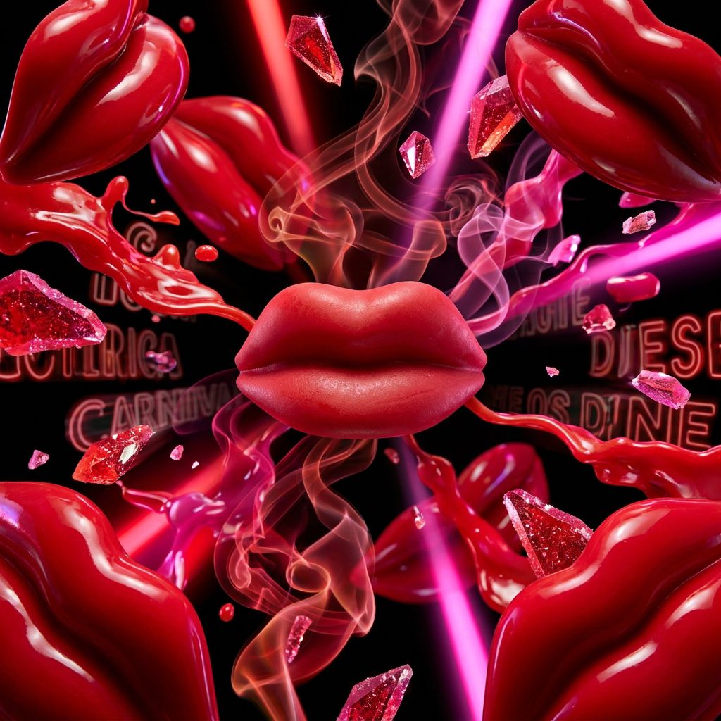 Wax-O-Wax Wax Lips, bonbon américain en cire en forme de lèvres, importé des USA, disponible sur My American Shop