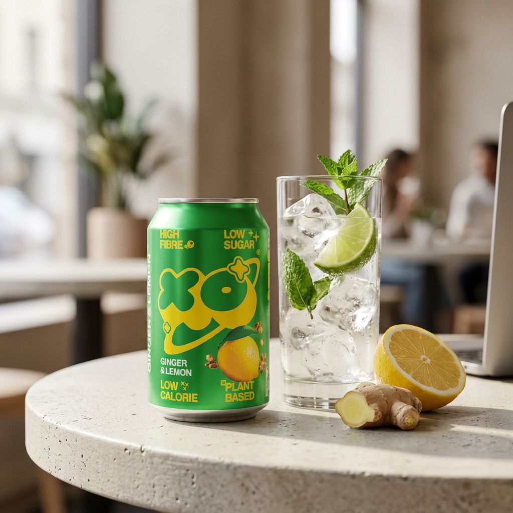 Xoxo Soda Ginger & Lemon