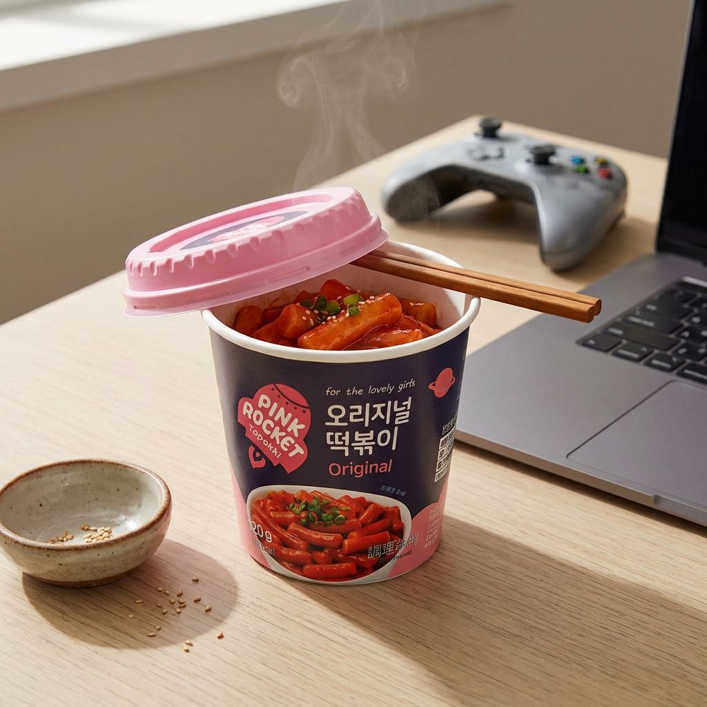 Youngpoong Pink Rocket Cup Topokki Original