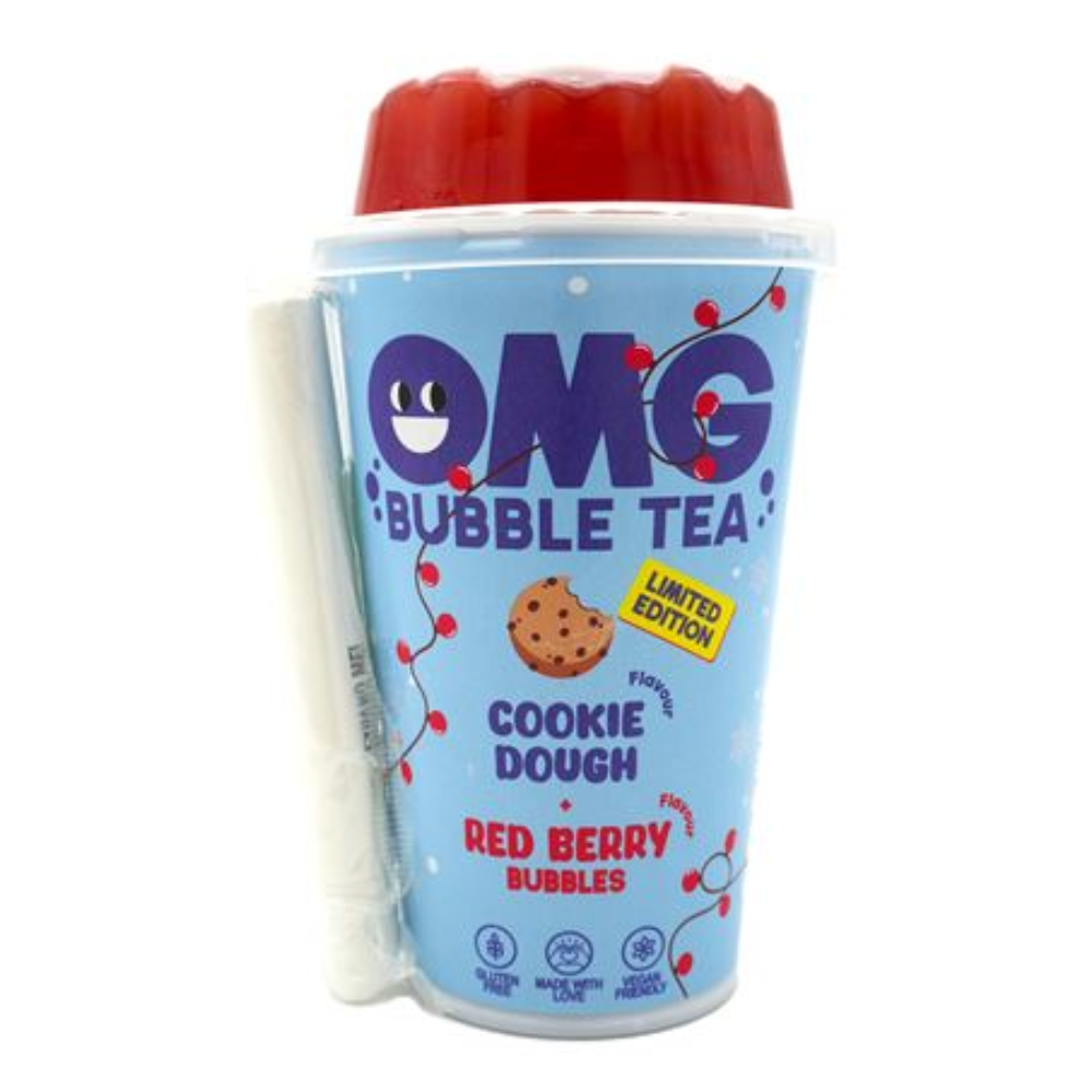 OMG Bubble Tea Cookie Dough & Red Berry