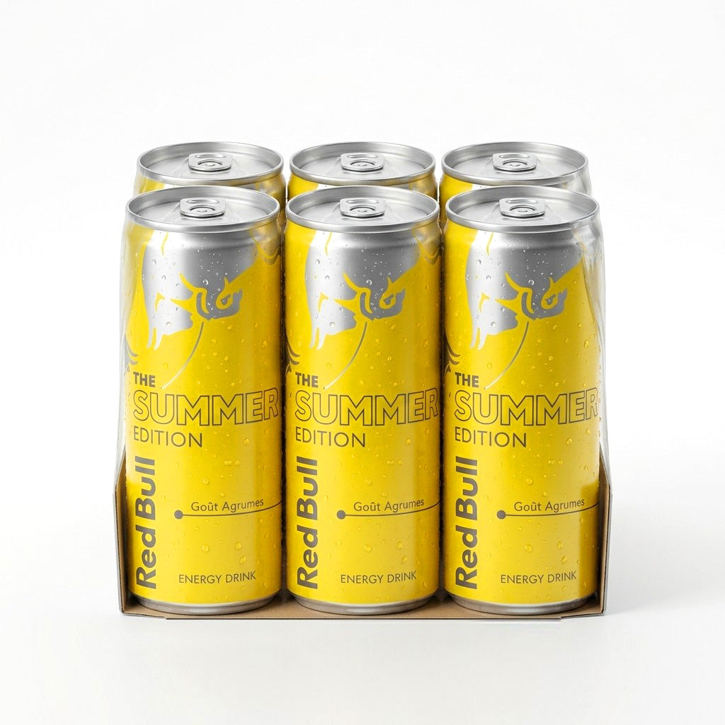 Pack 6 Red Bull Summer Edition Agrumes - My American Shop