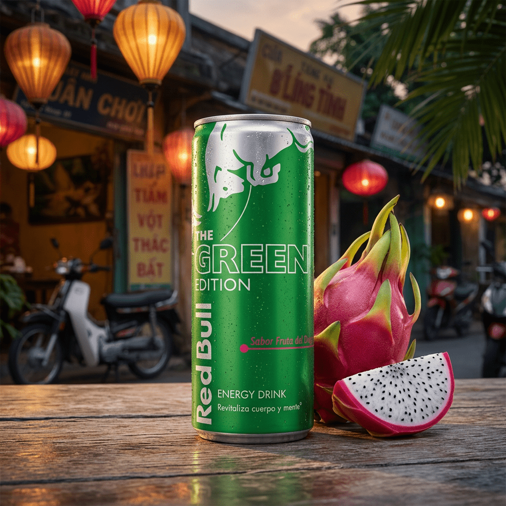 Red Bull Energy Drink Green Edition Dragon Fruit
