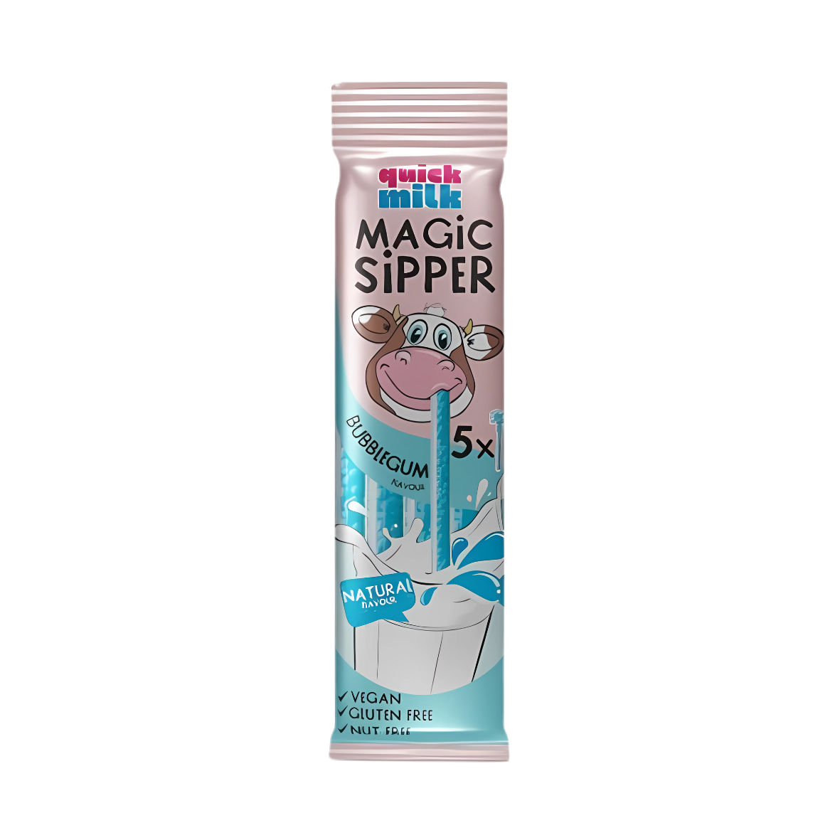 Quick Milk Magic Slipper Bubble Gum - My American Shop