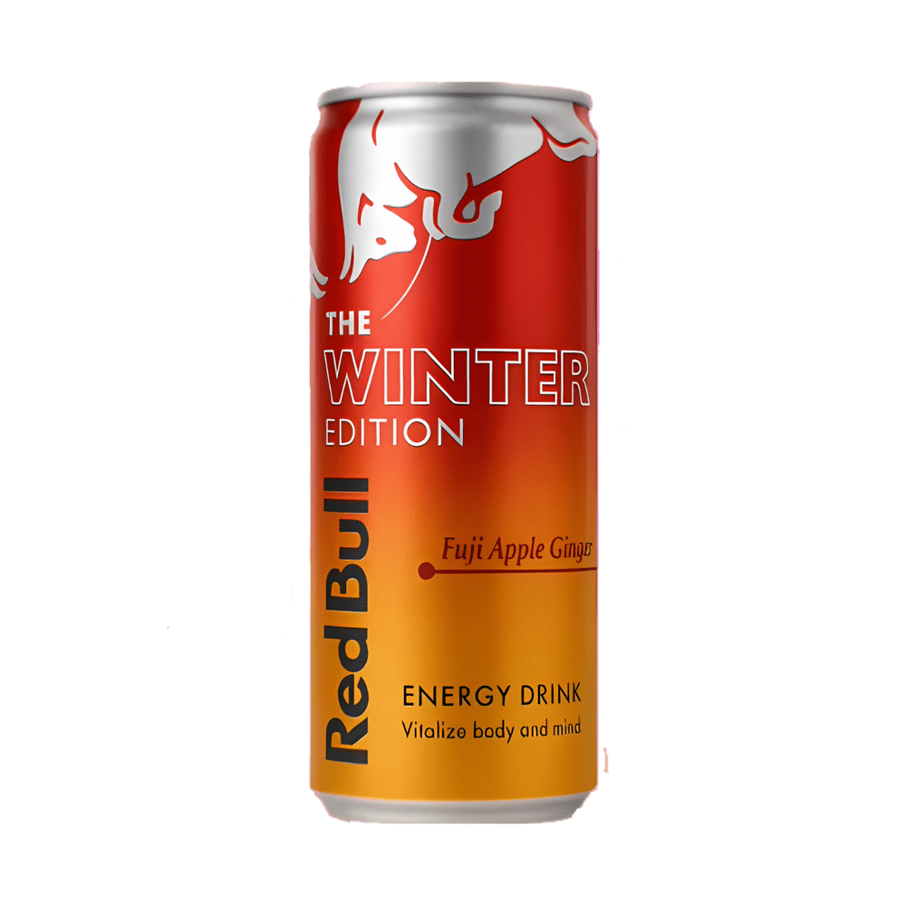 Red Bull Energy Drink The Winter Edition Fuji Apple Ginger - My American Shop