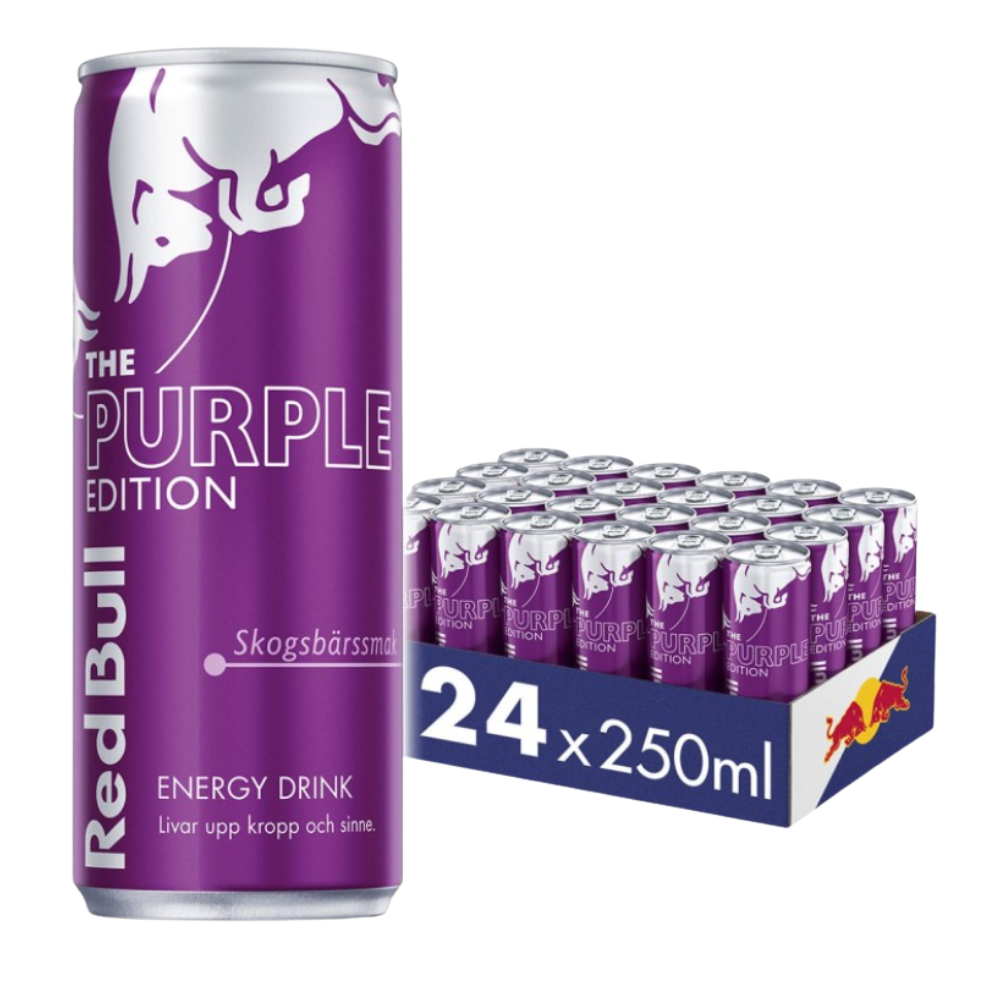 Pack Red Bull Energy Drink The Purple Edition (24 unités) - My American Shop