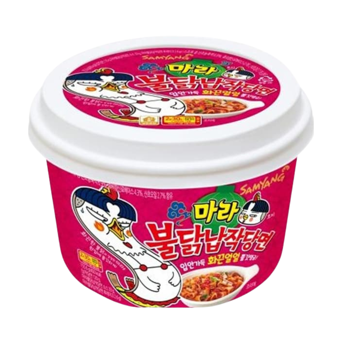 Samyang Buldak Dangmyeon Mala Spicy 155g : vermicelles épicés sauce mala Sichuan coréen