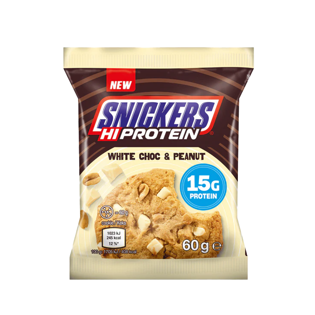 Snickers White Chocolate Protein Cookie