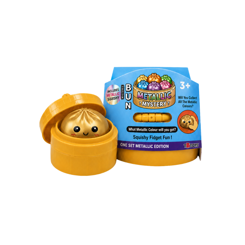 Squishy Bun Toy Metallic M