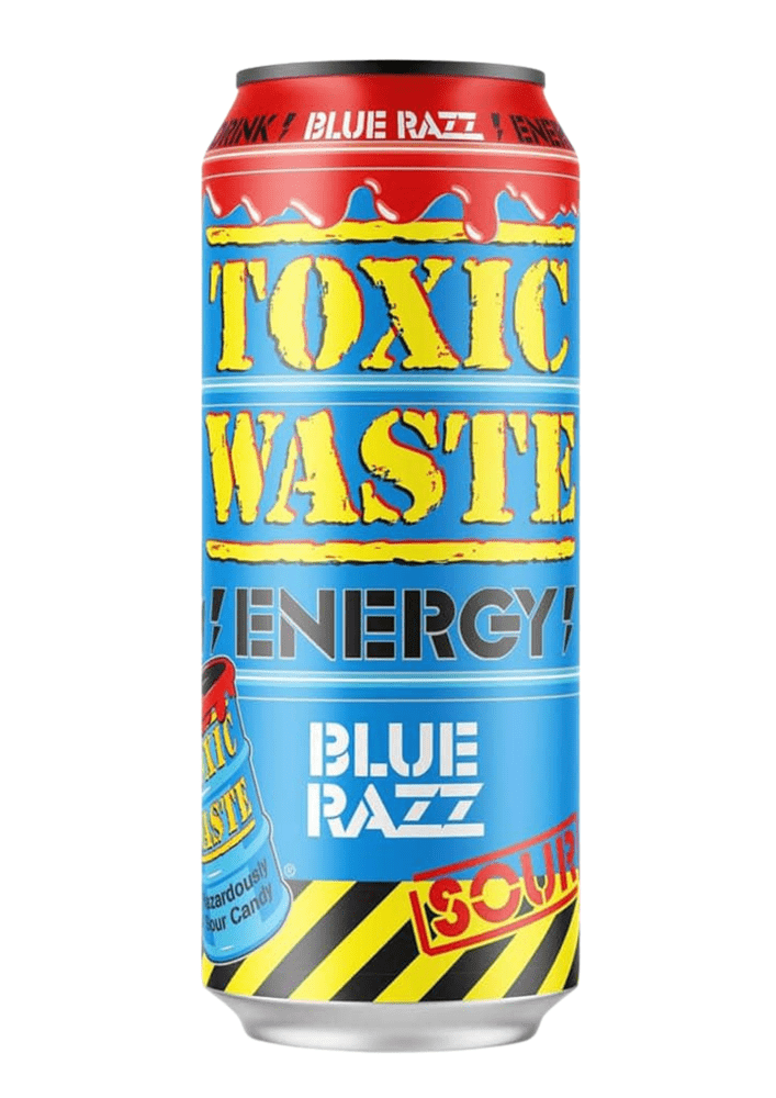 Toxic Waste Energy Drink Sour Blue Razz - My American Shop