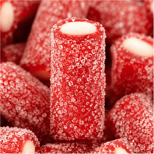 Vidal Sour Mini Pencils Strawberry
