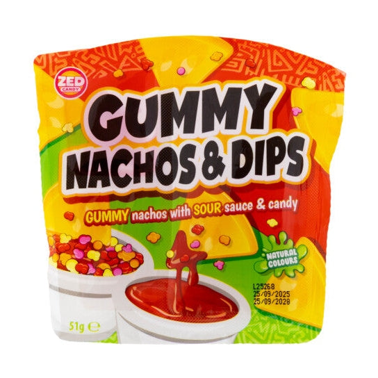 Zed Candy Gummy Nachos & Dips - My American Shop