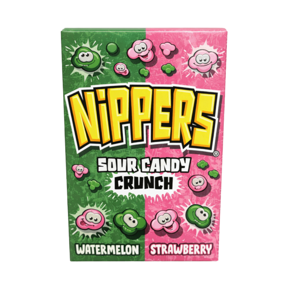 Nippers Sour Candy Crunch Watermelon Strawberry