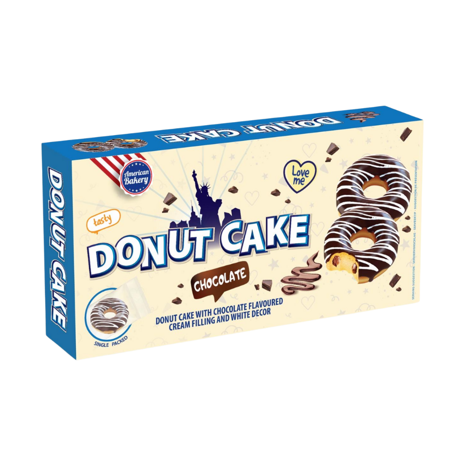 American Bakery Donut Cake Chocolate - My American Shop