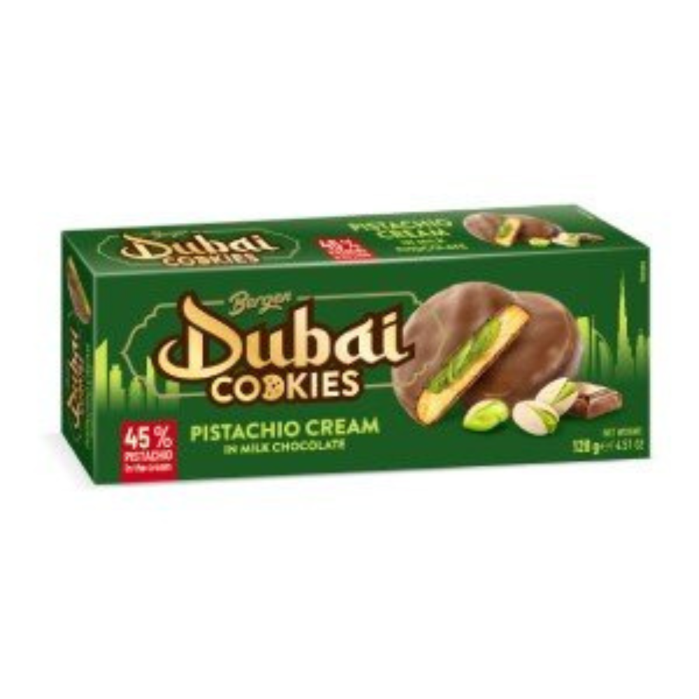 Bergen Dubai Style Cookies Pistachio - My American Shop