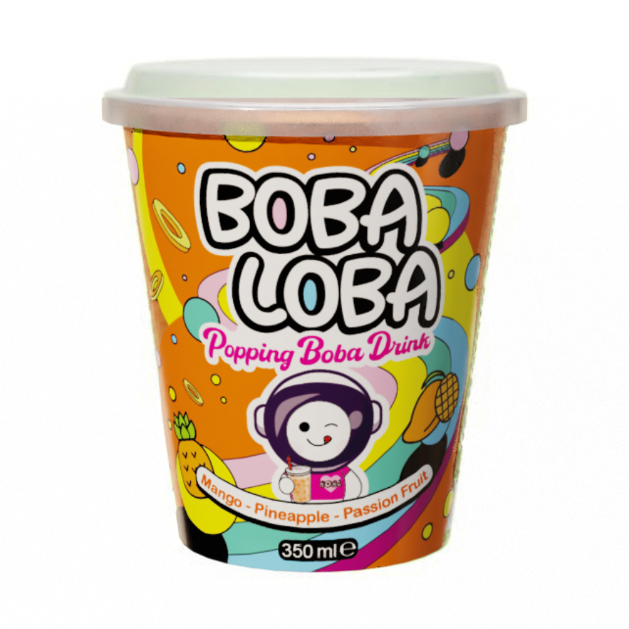 Boba Loba Mango Pineapple & Passion fruit - My American Shop