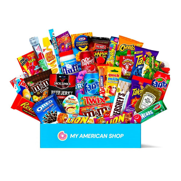 🇺🇸 CONCOURS My American Shop 🇺🇸] Tentez de remporter cette délicieuse  box contenant 22 produits américai…