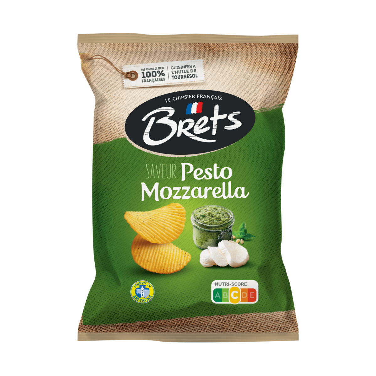 Brets Flavour Pesto Mozzarella - My American Shop