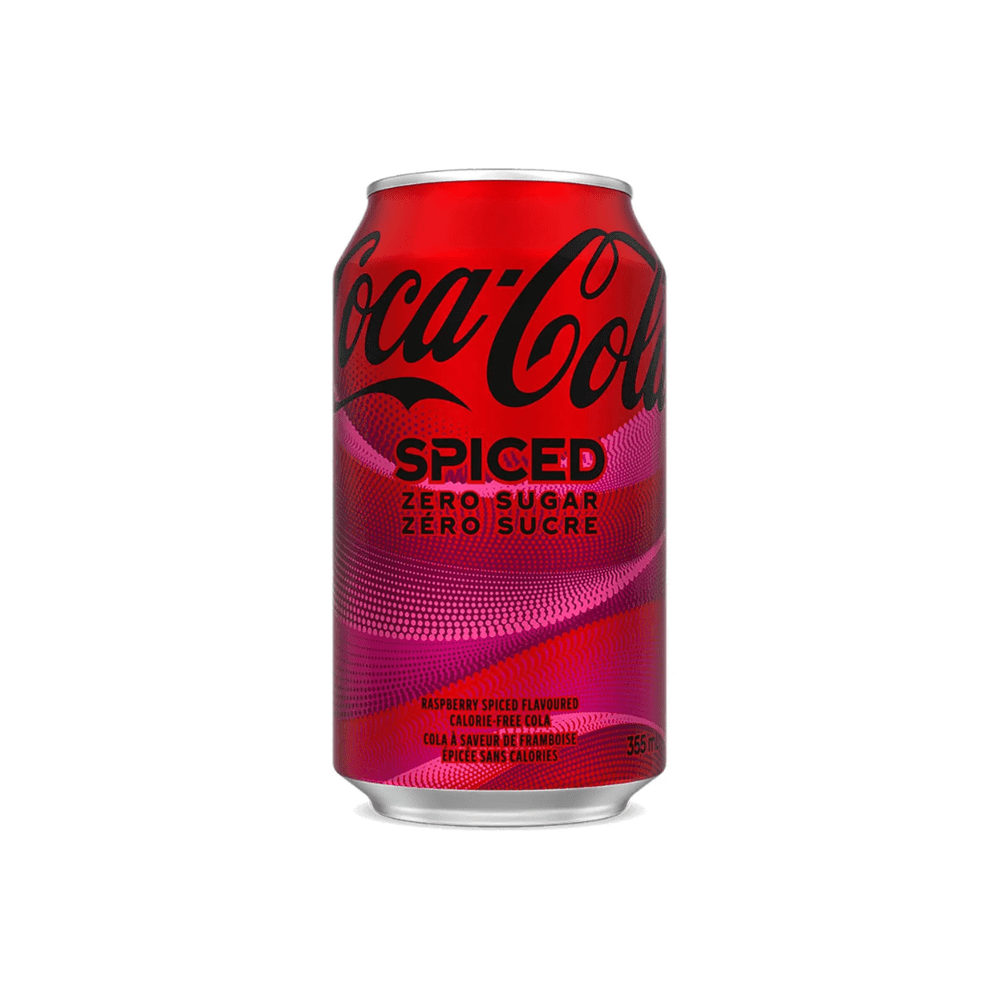 Coca Cola Canada Spiced Zero Sugar Raspberry