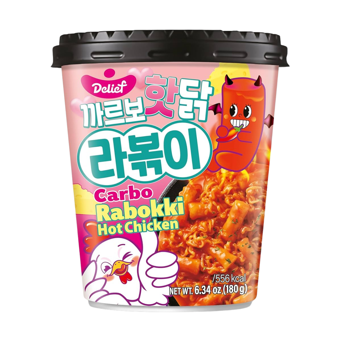 Delief Rabokki Hot Chicken Carbo - My American Shop