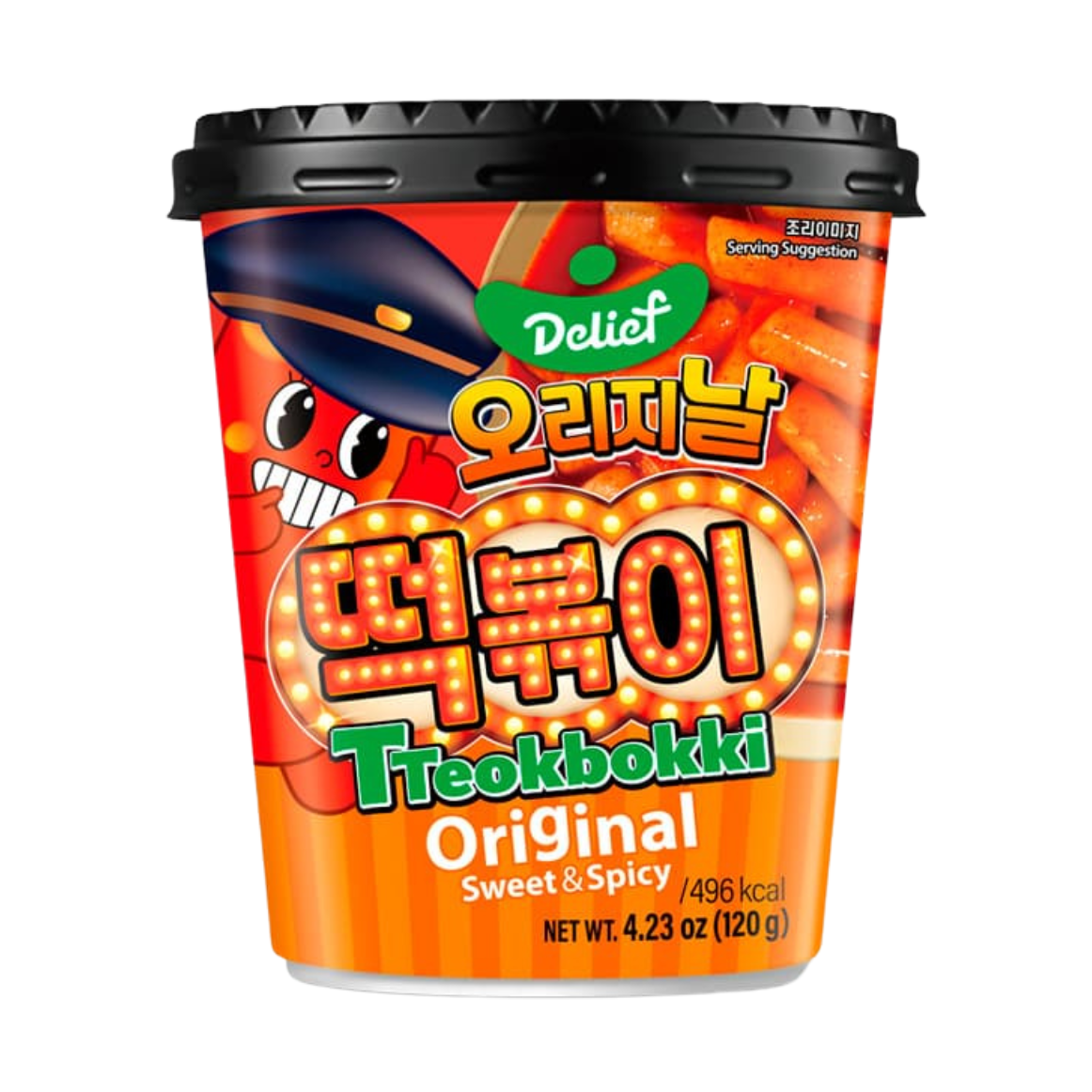 Delief Tteobokki Cup Original Sweet & Spicy - My American Shop