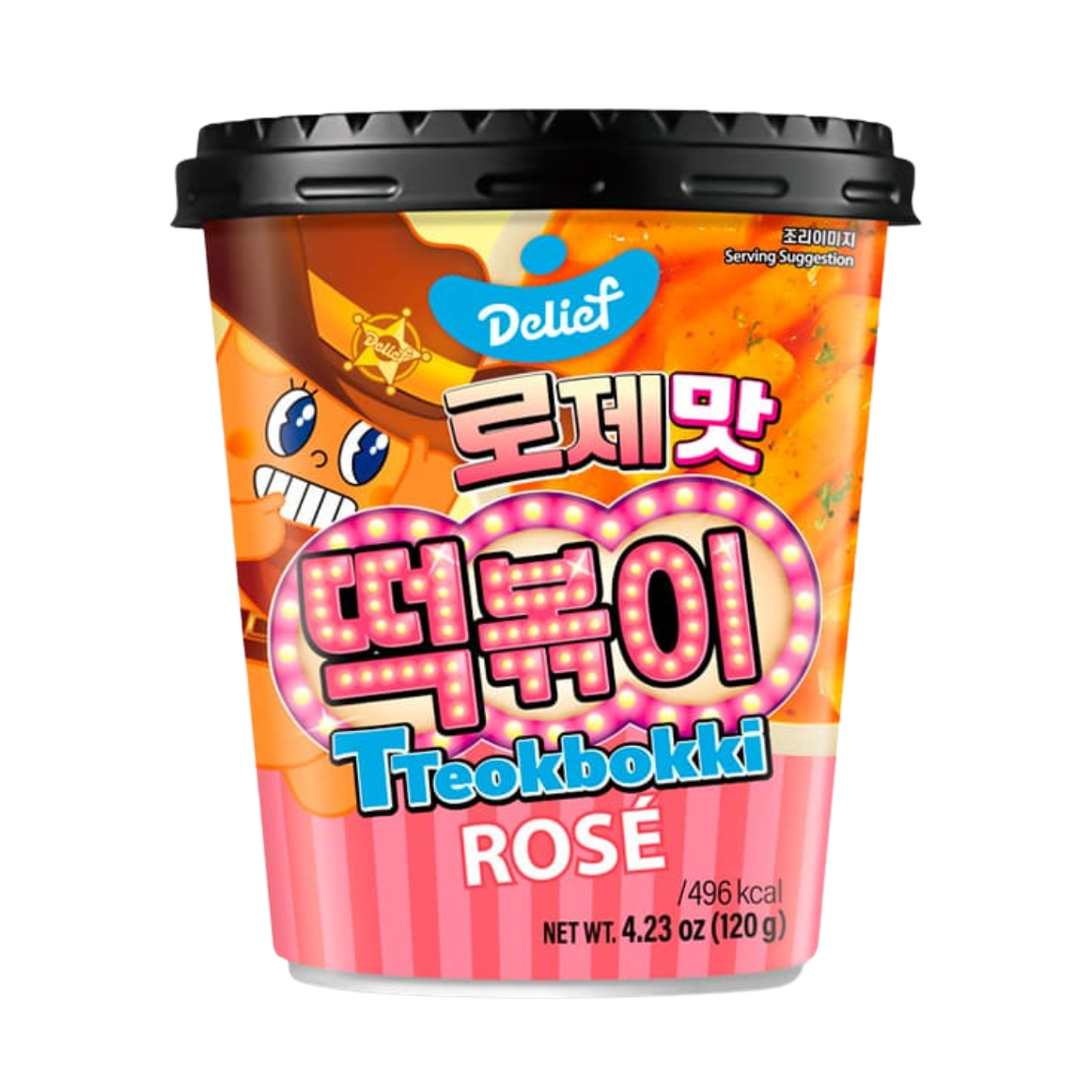Delief Tteokbokki Cup Rose - My American Shop