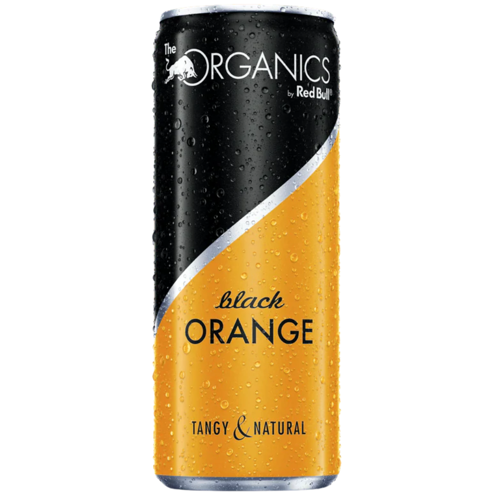 Red Bull Energy Organics Black Orange - My American Shop