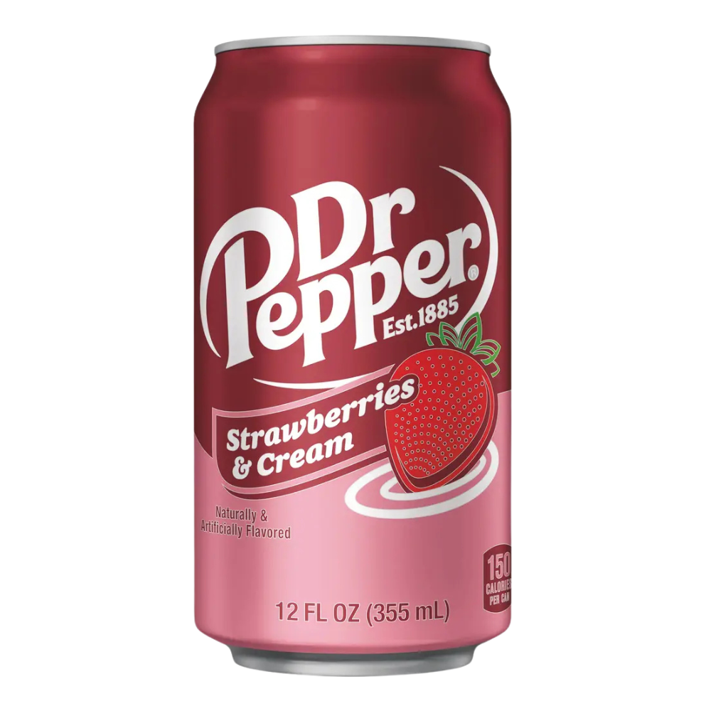 Dr Pepper Strawberries & Cream - My American Shop