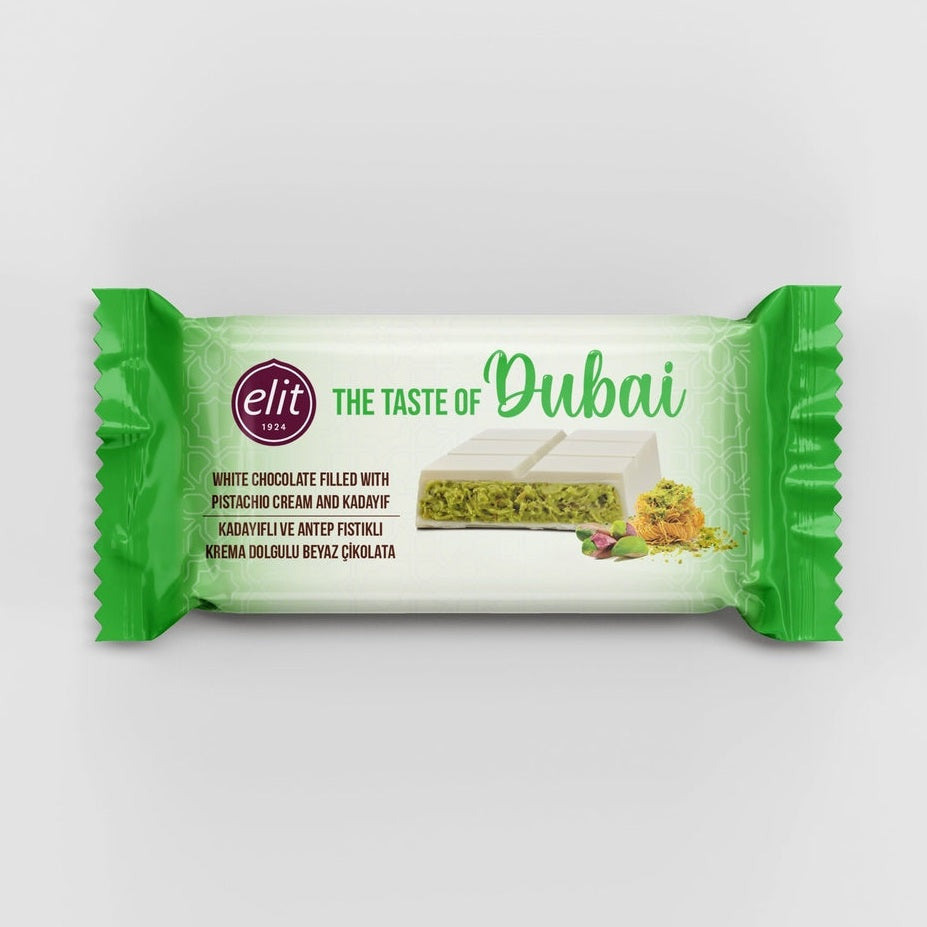 Elit Dubai White Chocolate & Pistachio