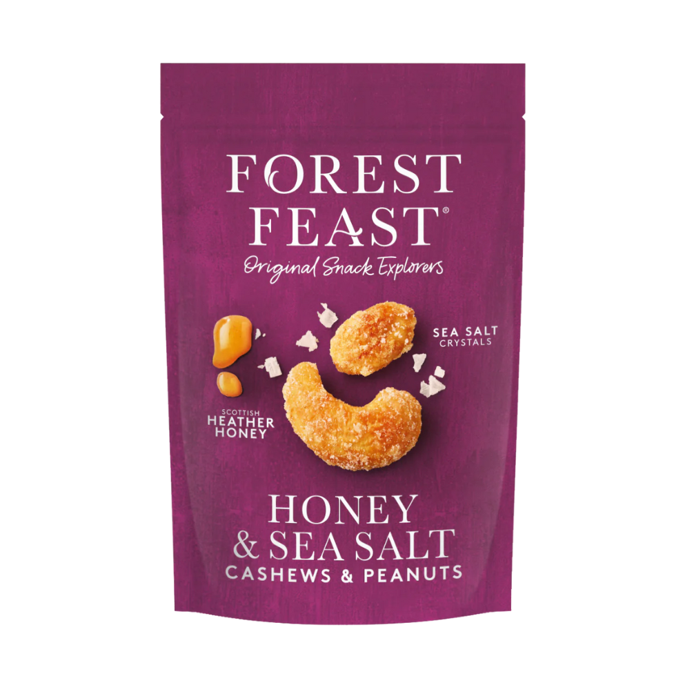 Forest Feast Honey & Sea Salt Roasted Cashews & Peanuts - My American Shop